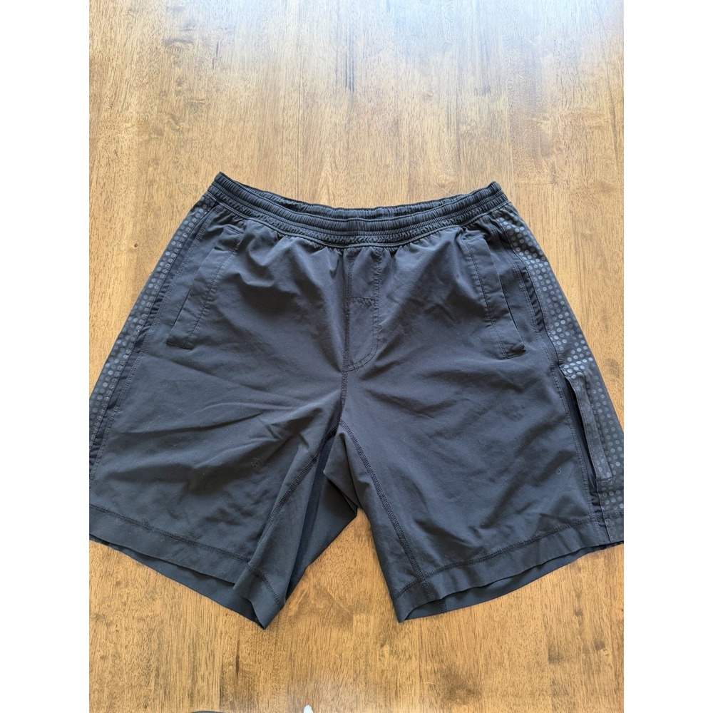 Lululemon Run Response Short Lined 9" Men's Size Large Black